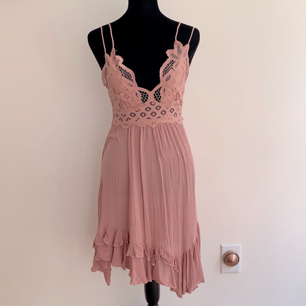 Free People Adella Slip Dress